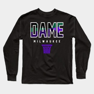 Dame Milwaukee Basketball Retro Long Sleeve T-Shirt